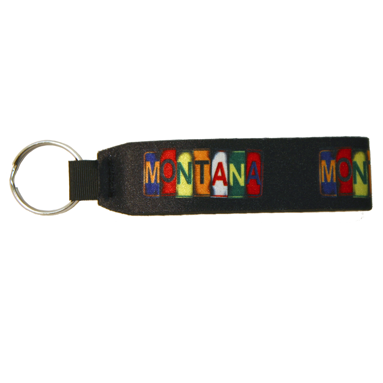 MONTANA LICENSE PLATE STRAP KEYCHAIN