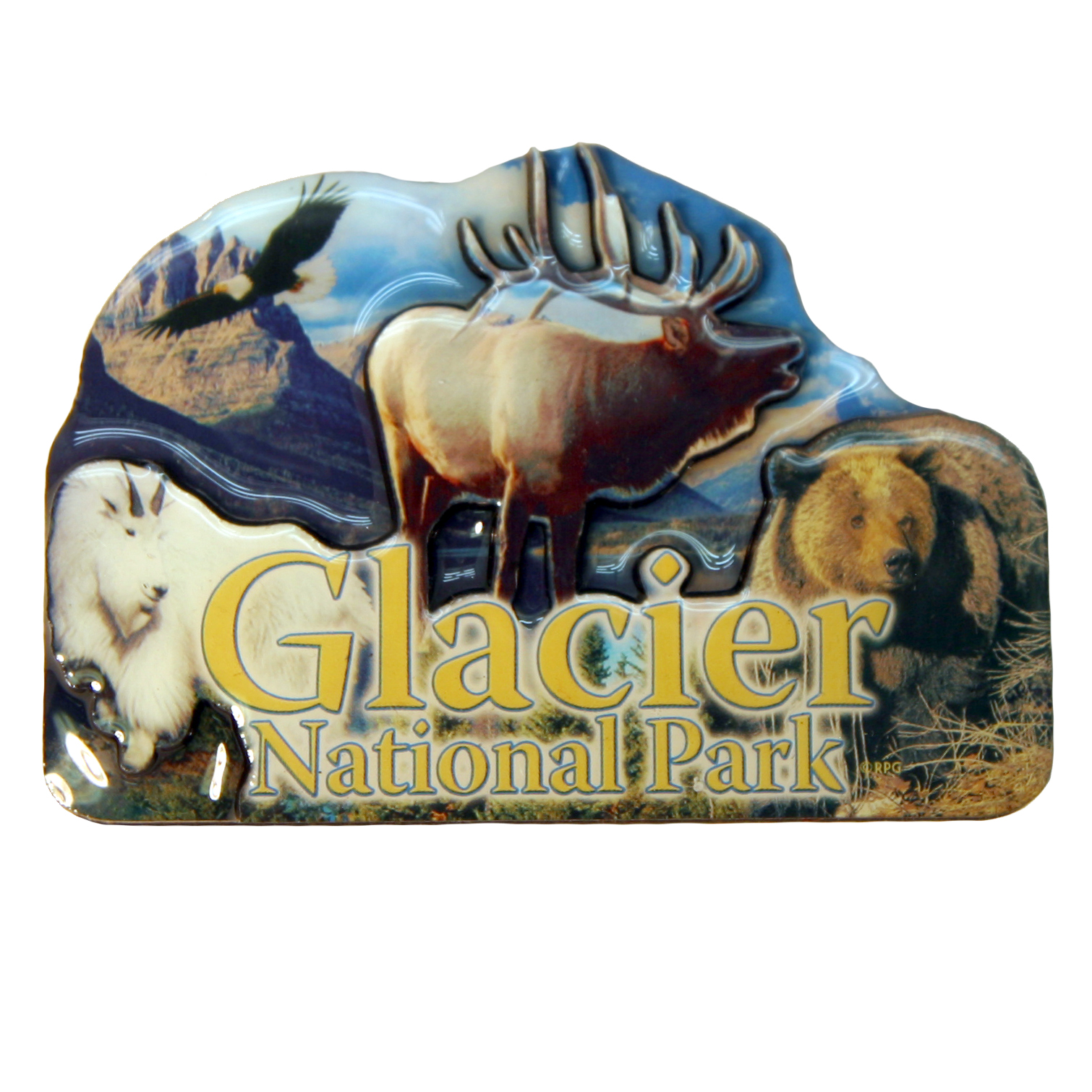 GLACIER 2D EPOXY MAGNET