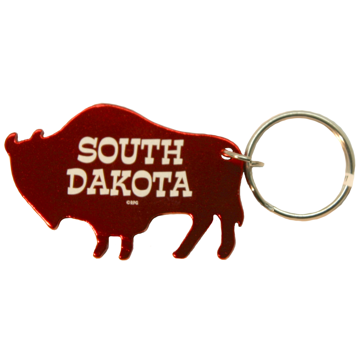 SOUTH DAKOTA BUFFALO BOTTLE OPENER KEYCHAIN