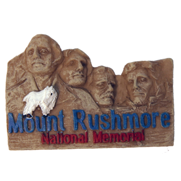 MOUNT RUSHMORE POLY MAGNET