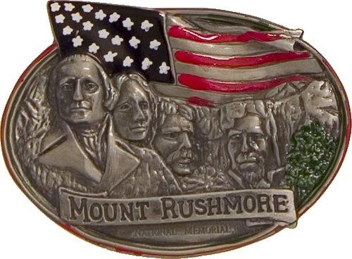 MOUNT RUSHMORE PAINTED PEWTER MAGNET