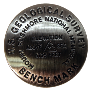MOUNT RUSHMORE BENCH MARK MAGNET