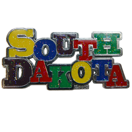 SOUTH DAKOTA GLITTER MAGNET