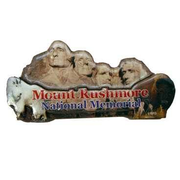 MOUNT RUSHMORE 2D EPOXY MAGNET