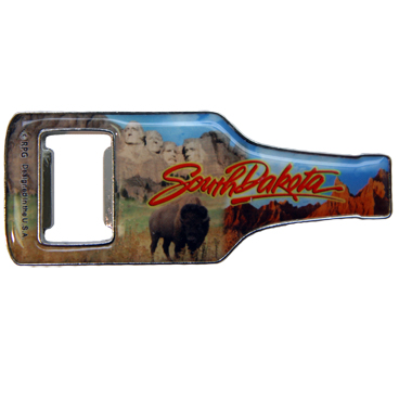 SOUTH DAKOTA BOTTLE OPENER MAGNET