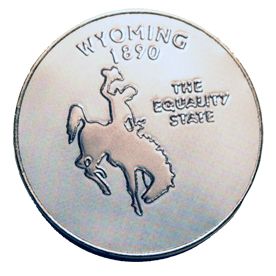 WYOMING FOIL MAGNET