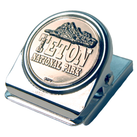 GRAND TETON PEWTER MEMO CLIP MAGNET