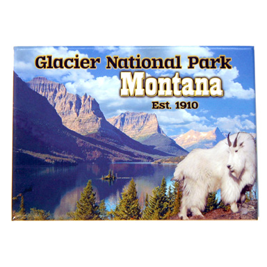 MONTANA GLACIER NATIONAL PARK 2.5" X 3.5"  MAGNET