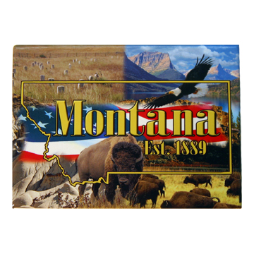 MONTANA MAP 2.5" X 3.5" MAGNET
