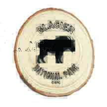 GLACIER WOOD MAGNET