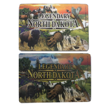 NORTH DAKOTA LENTICULAR MAGNET