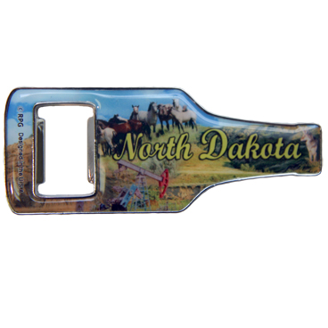 NORTH DAKOTA BOTTLE OPENER MAGNET