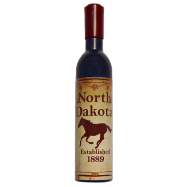 NORTH DAKOTA WINE BOTTLE OPENER MAGNET