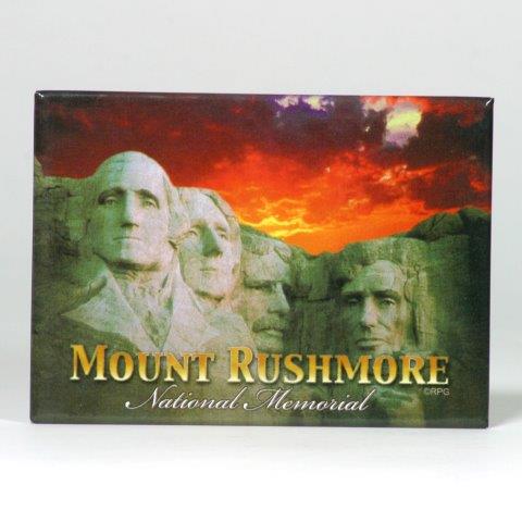 MOUNT RUSHMORE SUNSET 2.5" X 3.5" MAGNET