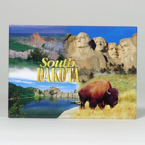 SOUTH DAKOTA 4-VIEW 2.5" X 3.5" MAGNET
