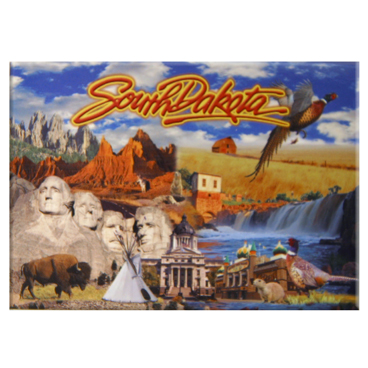 SOUTH DAKOTA LINE 2.5" X 3.5" MAGNET