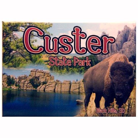 CUSTER, SOUTH DAKOTA BUFFALO 2.5" X 3.5" MAGNET