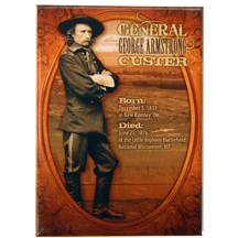 GEORGE ARMSTRONG CUSTER 2.5" X 3.5" MAGNET