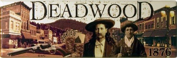DEADWOOD CITY PANORAMIC MAGNET