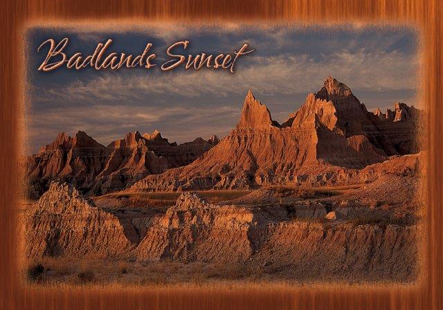 BADLANDS SUNSET 2.5" X 3.5" MAGNET