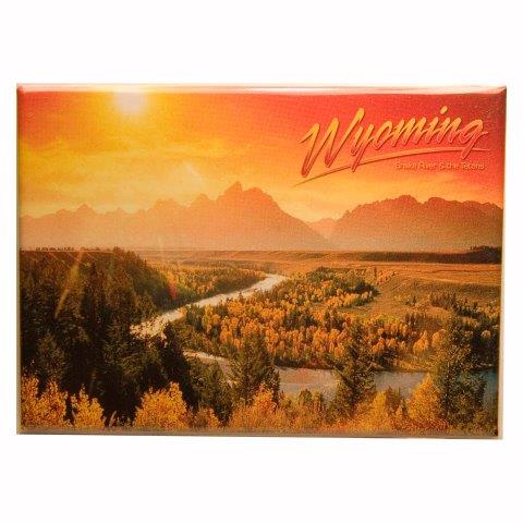 WYOMING SNAKE RIVER 2.5" X 3.5" MAGNET