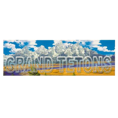 GRAND TETON PANORAMIC MAGNET