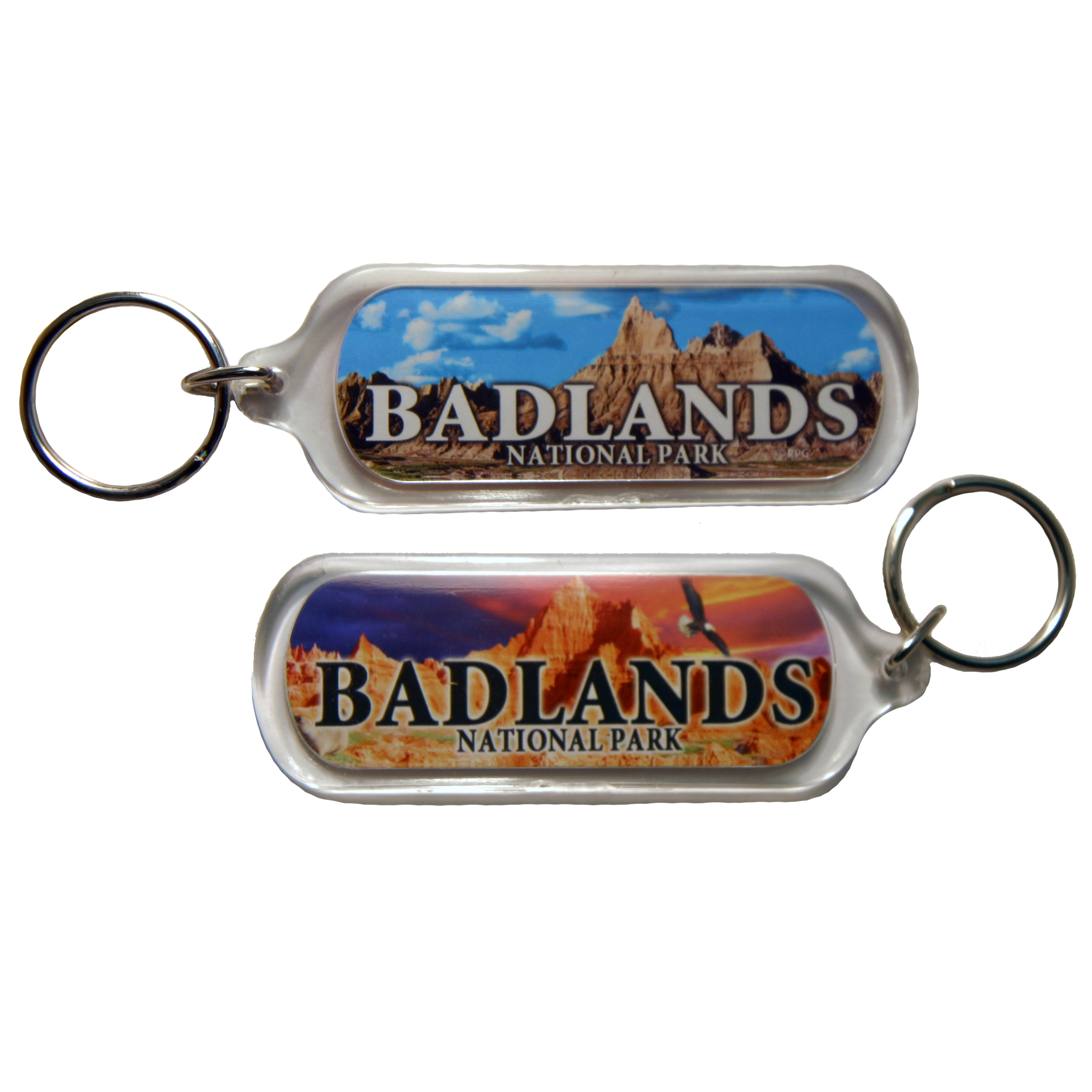 BADLANDS DAY ACRYLIC KEYCHAIN