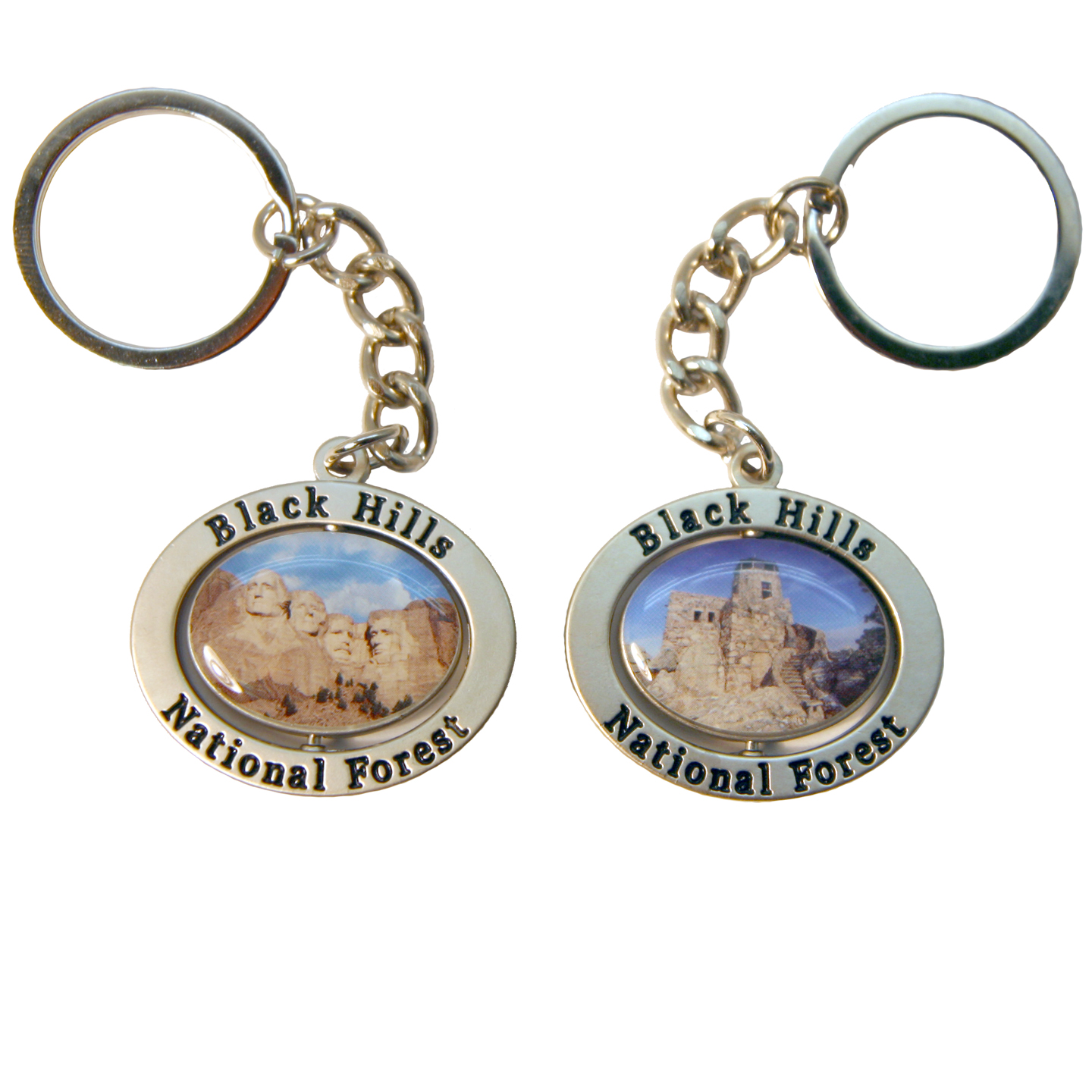 BLACK HILLS PHOTO SPINNER KEYCHAIN
