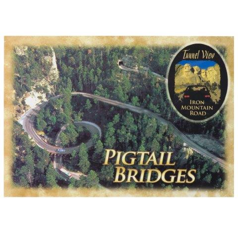 PIGTAIL BRIDGES POSTCARD