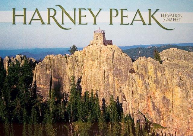 HARNEY PEAK POSTCARD