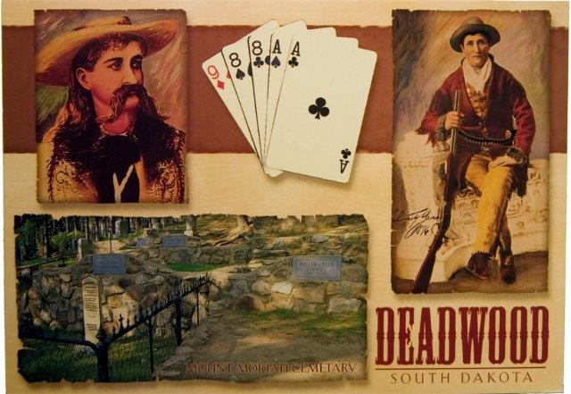 DEADWOOD MOUNT MORIAH POSTCARD
