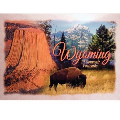 WYOMING POSTCARD PACKET (12 CARDS)