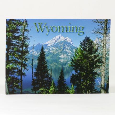 WYOMING BLUE LAKE POSTCARD