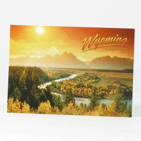WYOMING SNAKE RIVER POSTCARD