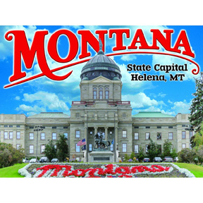 MONTANA STATE CAPITAL POSTCARD