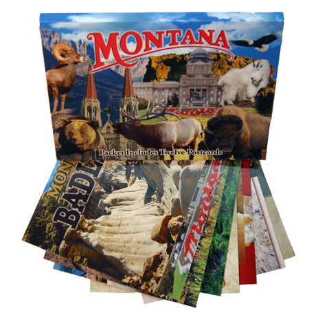 MONTANA POSTCARD PACKET (12 CARDS)