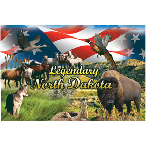 NORTH DAKOTA WILDLIFE POSTCARD