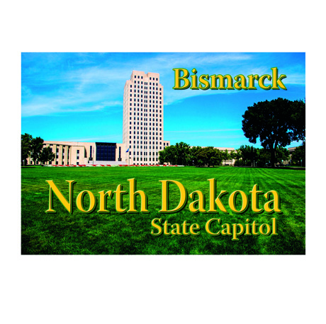 NORTH DAKOTA STATE CAPITAL POSTCARD