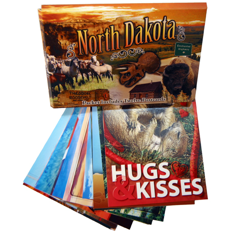 NORTH DAKOTA POSTCARD PACKET (12 CARDS)