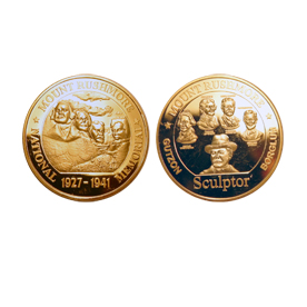 MOUNT RUSHMORE GOLD COIN