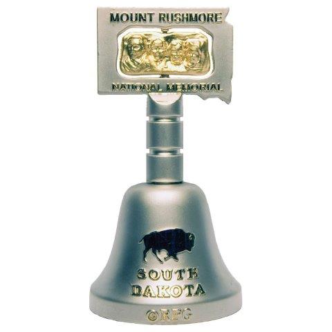 MOUNT RUSHMORE NICKEL SPINNER BELL