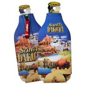 SOUTH DAKOTA 4-VIEW BOTTLE COOZIE