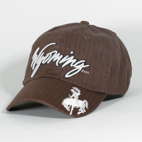 WYOMING BUCKING BRONC CHOCOLATE HAT