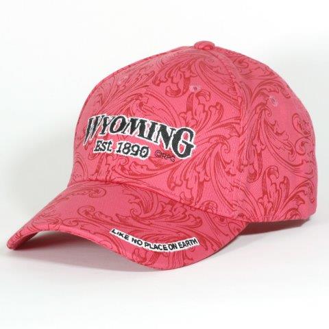 WYOMING PINK PAISLEY HAT