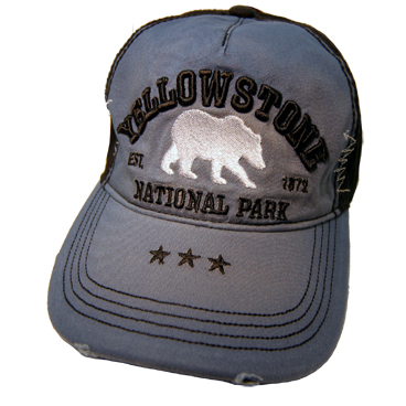 YELLOWSTONE BLUE/BLACK HAT