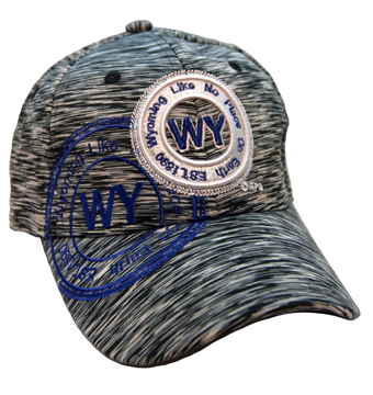 WYOMING CHARCOAL HEATHERED ACTIVE HAT