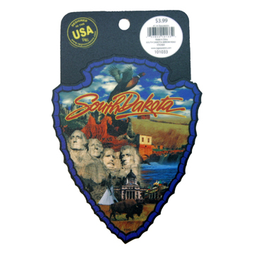 SOUTH DAKOTA ARROWHEAD STICKER