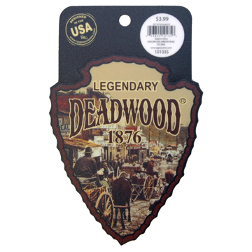 DEADWOOD ARROWHEAD STICKER