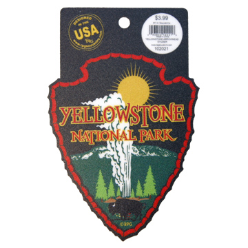 YELLOWSTONE ARROWHEAD STICKER