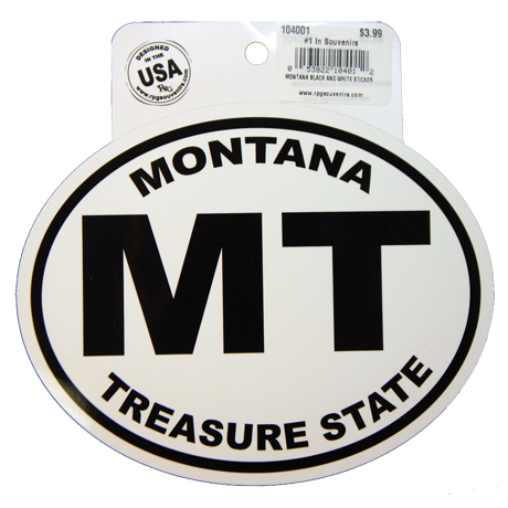 MONTANA BLACK AND WHITE STICKER